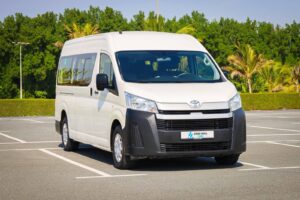13 Seater HiAce Rental in Dubai for City tour