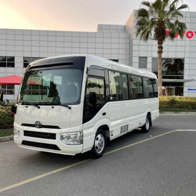 23 seater coaster for rent in dubai abu dhabi sharjah
