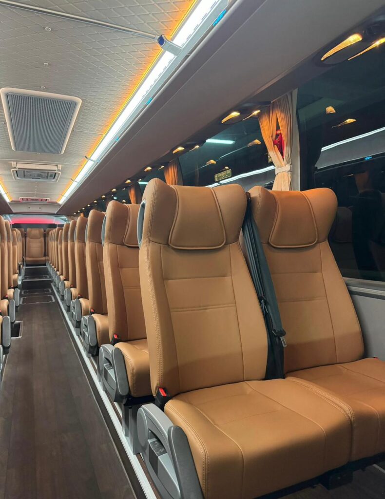 Spacious seating arrangement