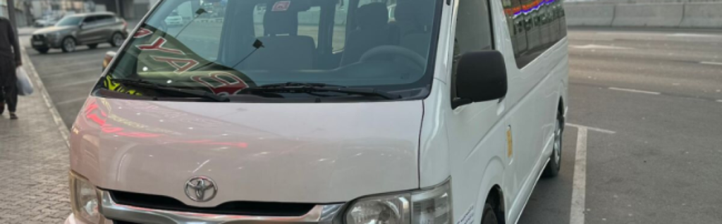 Hire Toyota Hiace 15 Seater in UAE