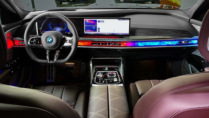 BMW 7 Series inside view