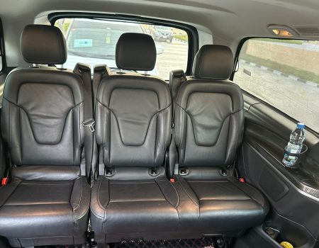 Mercedes Vaino 7 Seater inside view for luxury group Mercedes Vaino 7 Seater inside view for luxury group